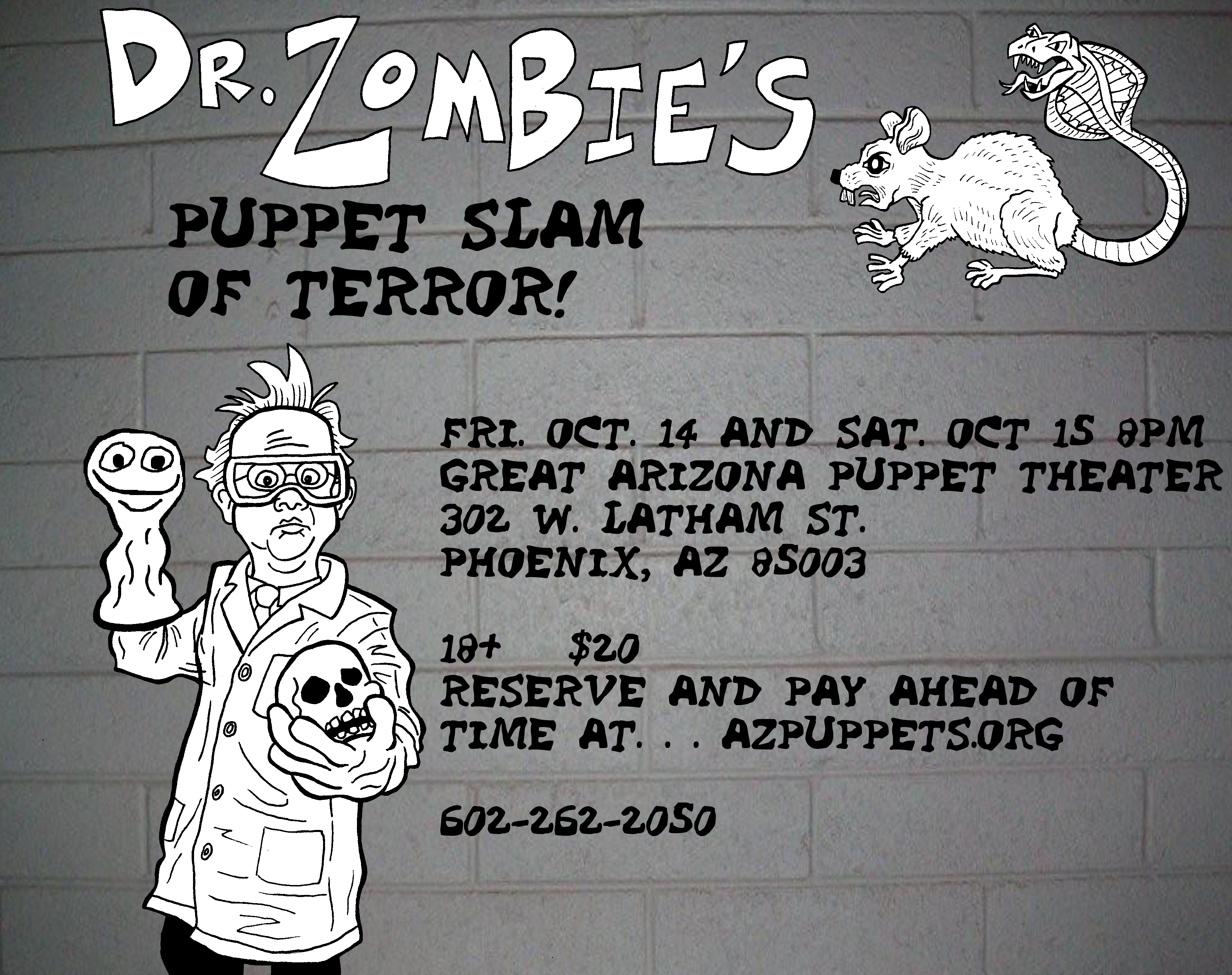 Dr. Zombie's Puppet Slam of Terror!